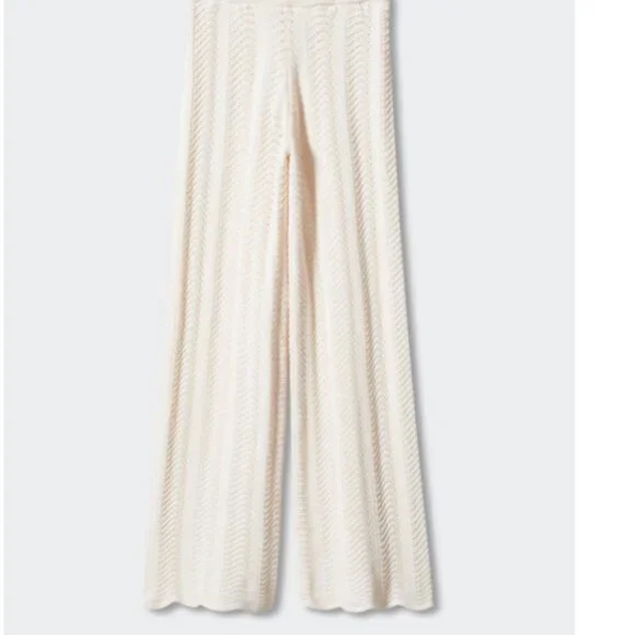 ***NWT***. RIPPLE STITCH KNIT SUMMER TROUSERS PANTS S-4/6 - Picture 8 of 8